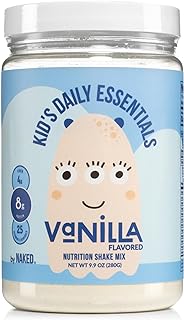 Vanilla Kids Daily Essentials, Kids Protein Shake Made With Organic Milk, 6 Organic Vegetables, 25 Vitamins and Minerals, No Artificial Sweeteners, Flavors, Colors or Preservatives