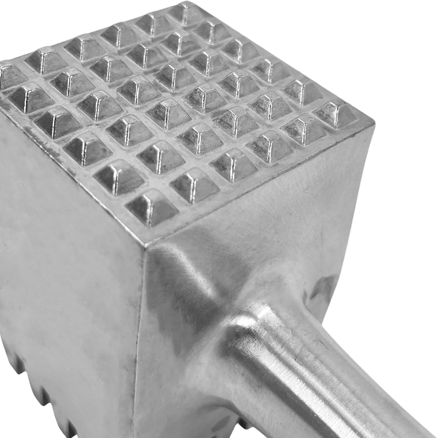 Samuel Groves Heavy Duty Metal Meat Tenderizer Hammer - 8.2" Double-Headed Mallet for Tenderizing Tough Meats - Ideal for Home & Professional Use