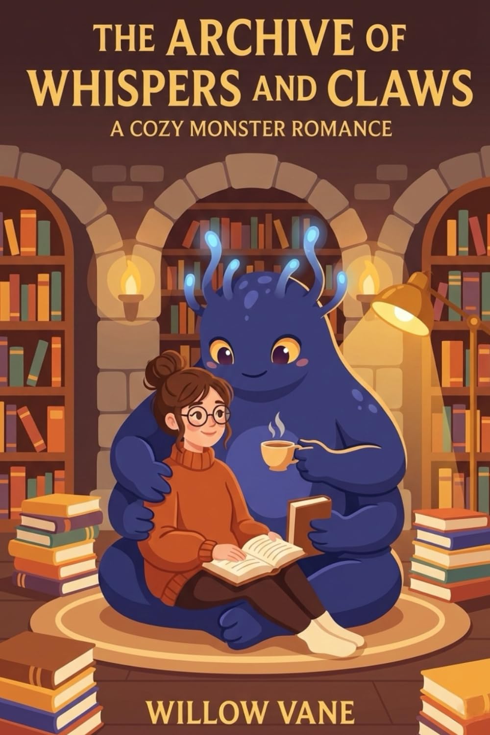 The Archive of Whispers and Claws: A Cozy Monster Romance (Hearth & Hollow)