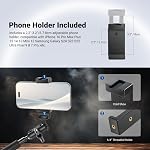 Neewer 22" Magic Arm w Desk C Clamp, Overhead Camera Mount with Articulating Mic Boom Arm 1/4" 3/8" Threads for ARRI, Desktop Stand Holder for Phone Microphone Webcam Action Camera Video Light, UA057