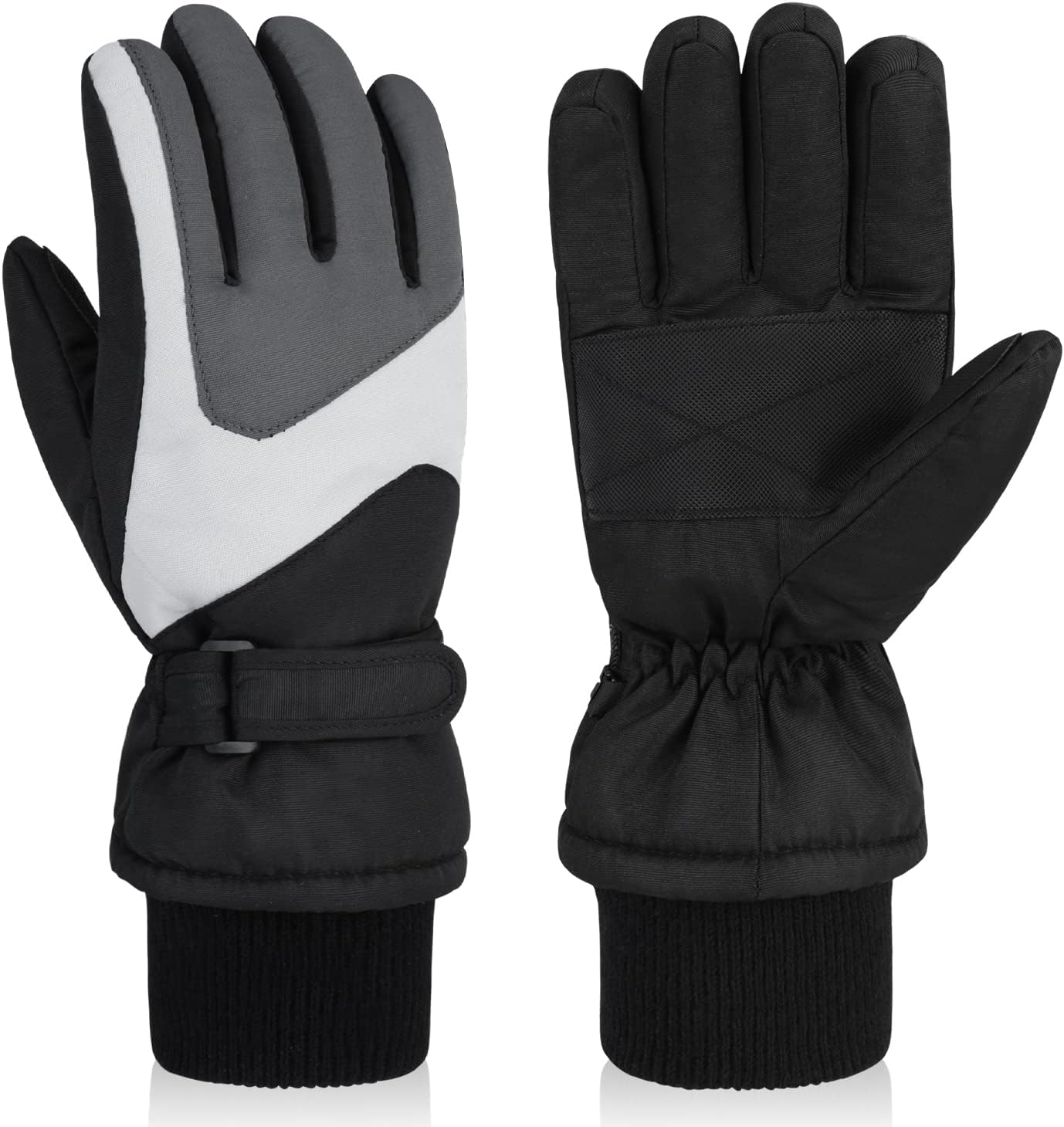 DARCHEN 3-12 Kids Snow Gloves Boys Winter Waterproof Ski Snowboarding Insulated Warm Windproof Cold Weather Sports Age Girls Years Olds