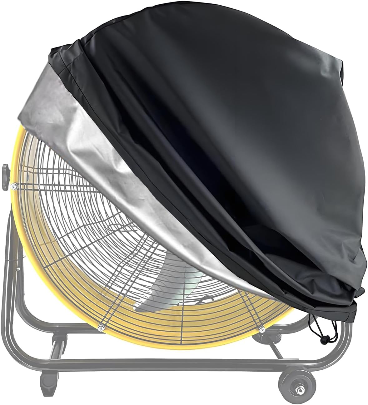 Industrial Fan Cover, 600D Oxford Heavy Duty Outdoor Cover, Waterproof & Dustproof Fits Up to 30" High-Velocity Movement Drum Fan All-weather Protection