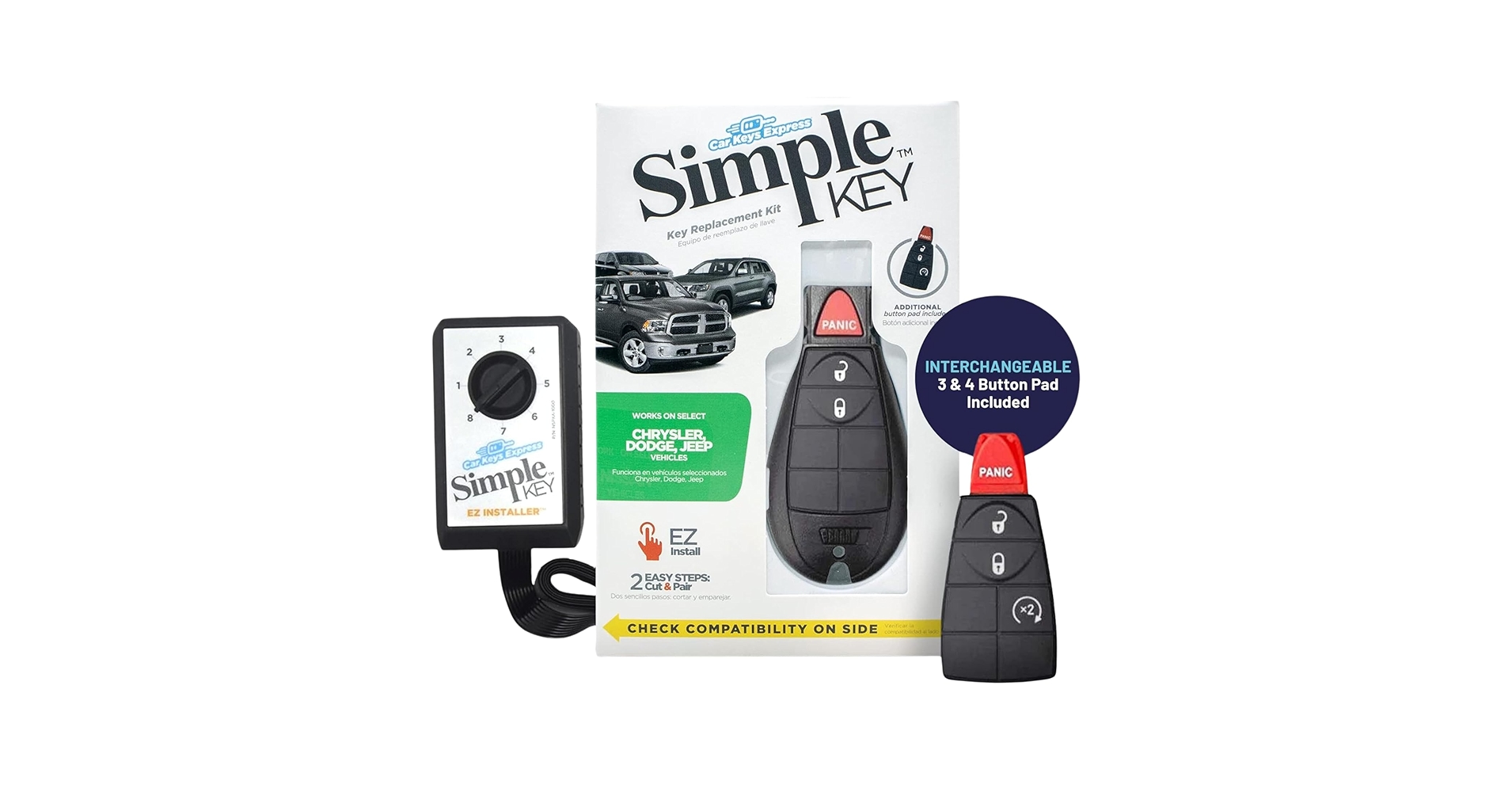 【loro/1117】 simple pierce Amazon.com: Simple Key Programmer & Key Fob for Select