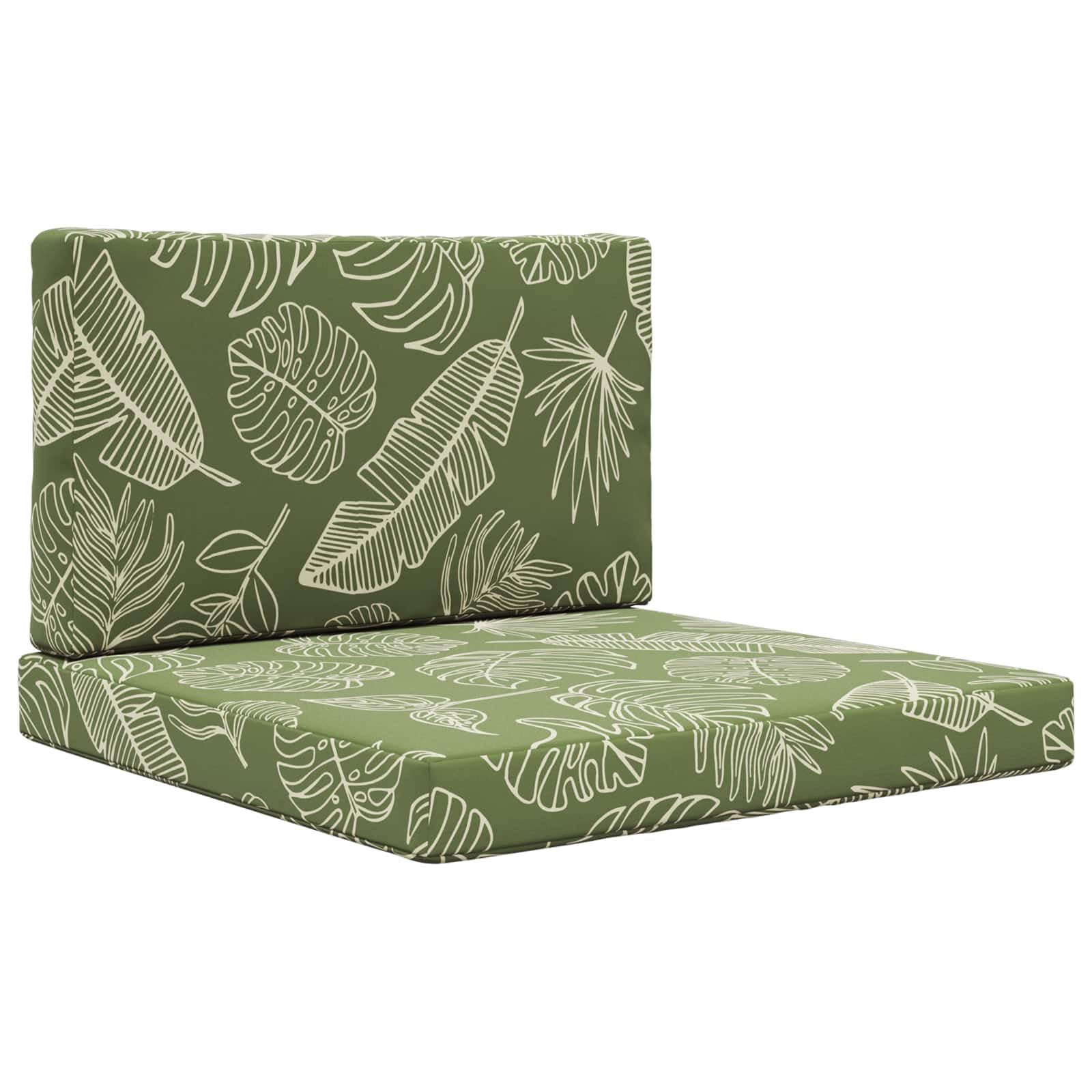 Coussin de canapé d'extérieur 80x80 pour salon de jardin en palette lavable