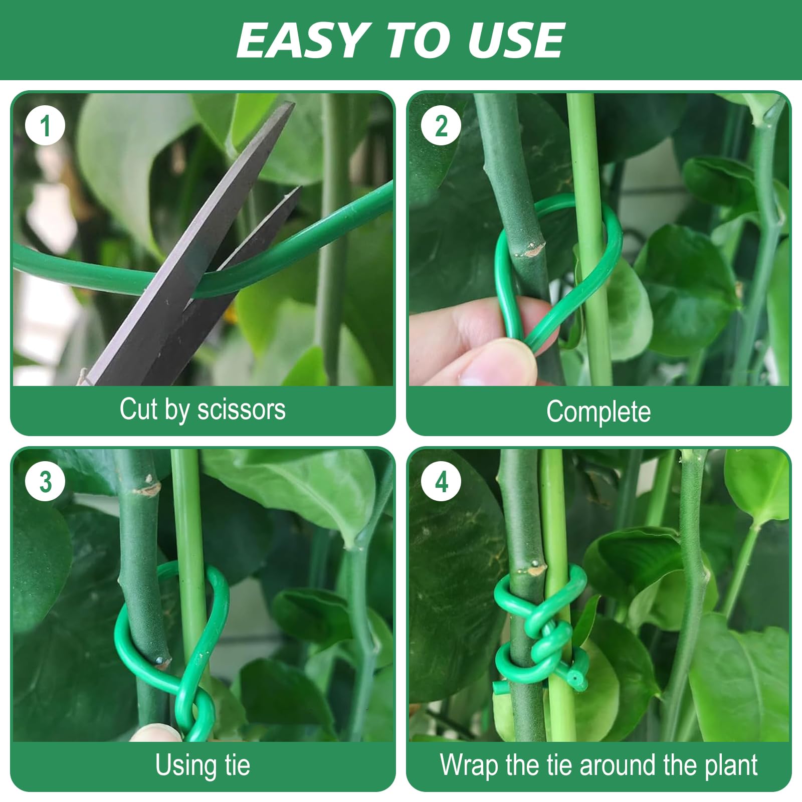 3,5 mm x 20M Verde Filo da Giardinaggio Filo per Legare Piante morbide Filo per Negozi di Fiori Filo per Bonsai Filo per Rose rampicanti Nastro Fai da Te e Stand per Piante da Giardinaggio