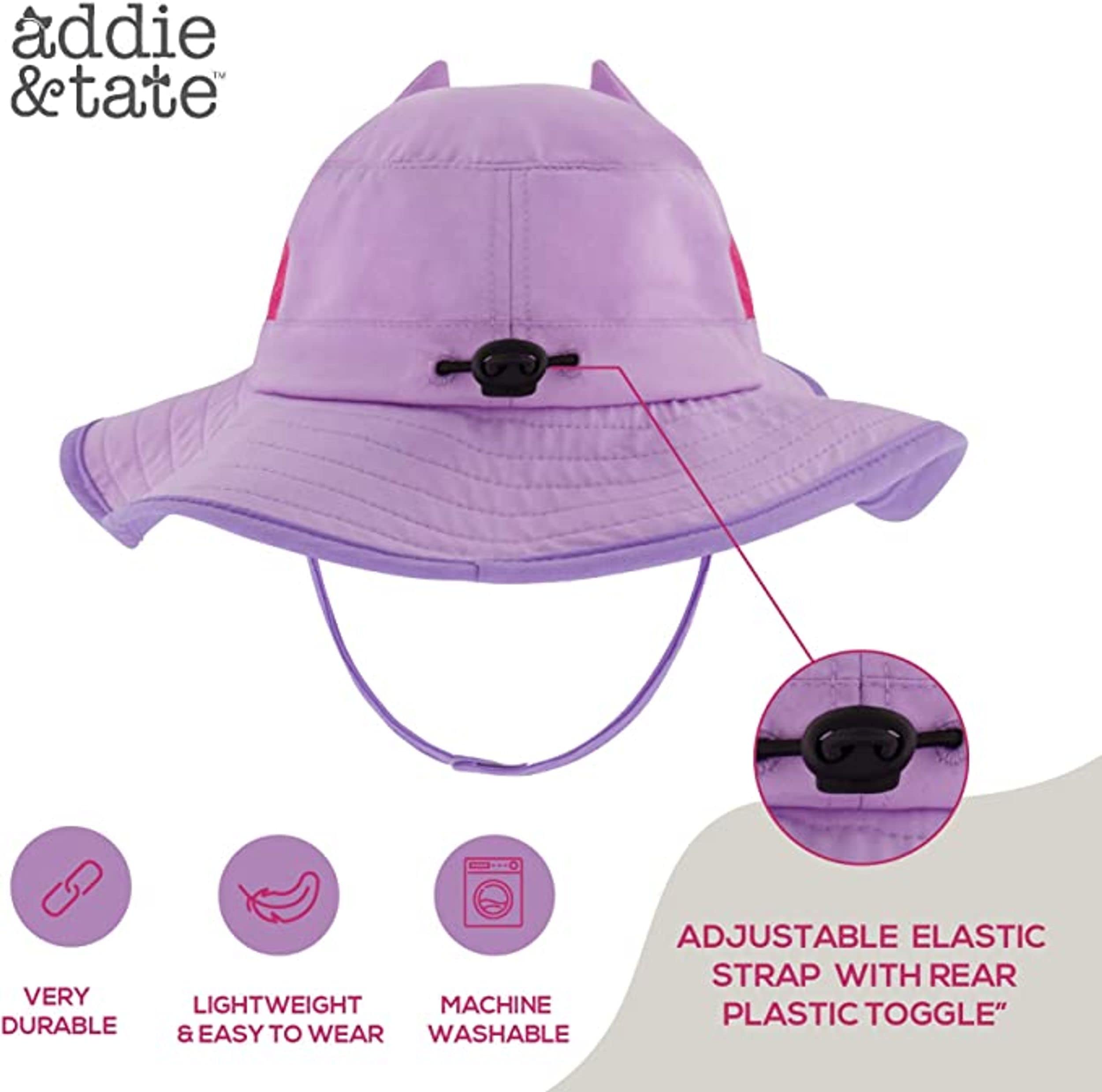 Sombrero de sol para niñas y niños con protección UV, sombrero de playa para niños pequeños, sombrero de pesca safari (2-7 años), Gato, 3-6 Years