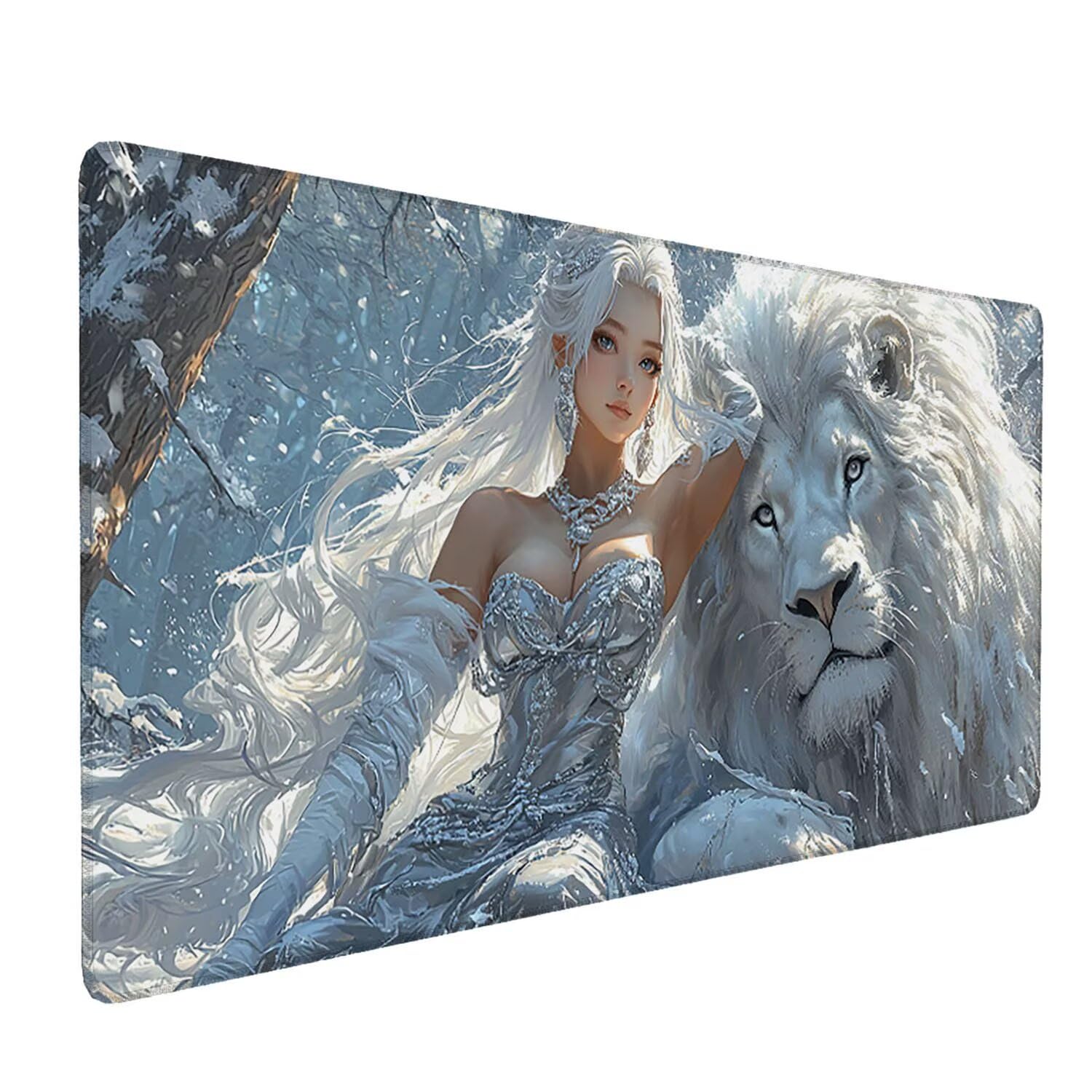 Podkładka pod mysz do gier, 1600 x 800 mm, XXL, duża gamingowa podkładka pod mysz, wodoodporna podkładka pod mysz, długa podkładka na biurko z przeszytymi krawędziami, mata na biurko z gumową podstawą