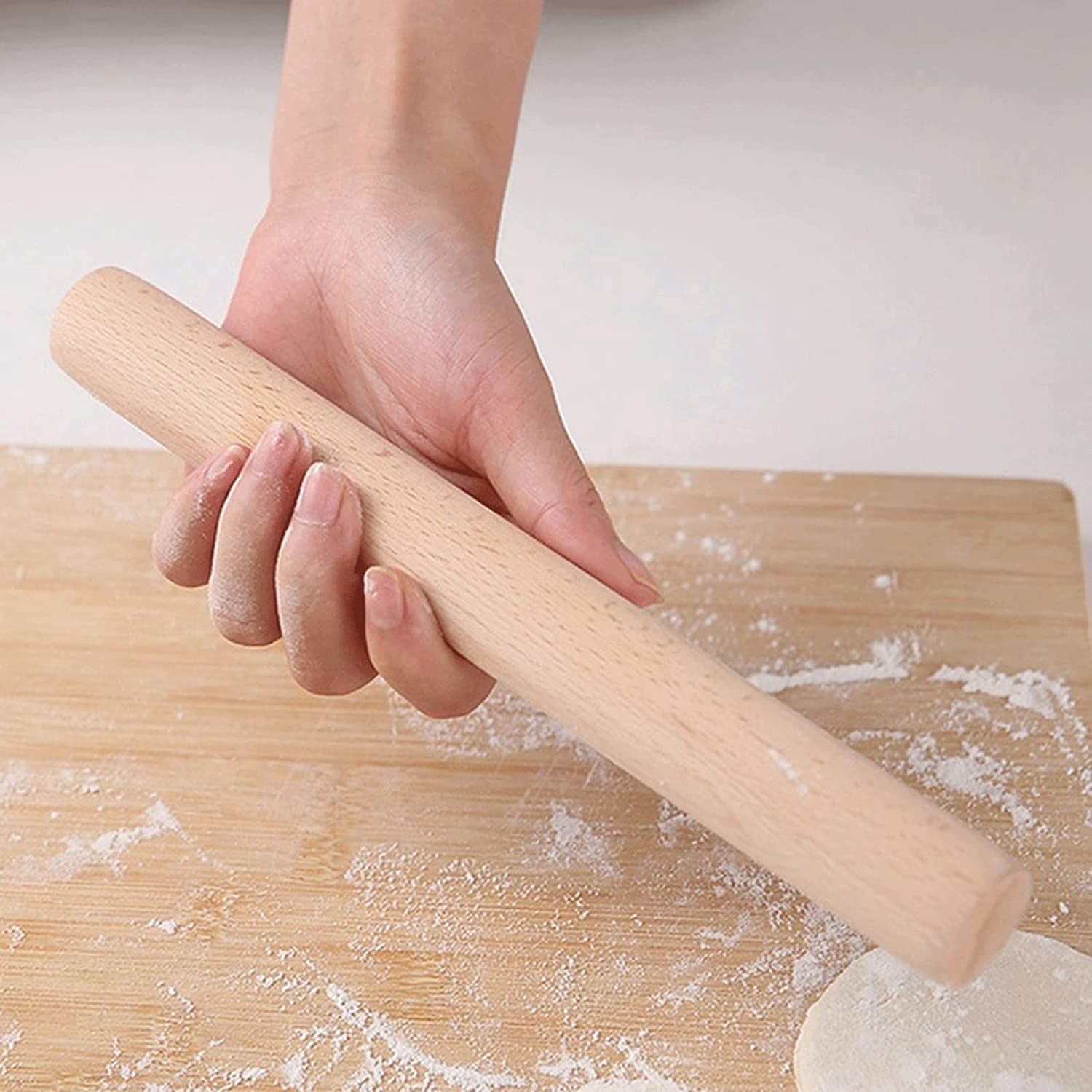 ACiyD Rodillo para Hornear Cocina Rodillo de Madera Rodillo de Masa de Cocina Herramientas para Hornear Accesorios Manualidades Hornear Fondant Herramienta de decoración de Pasteles Rolling