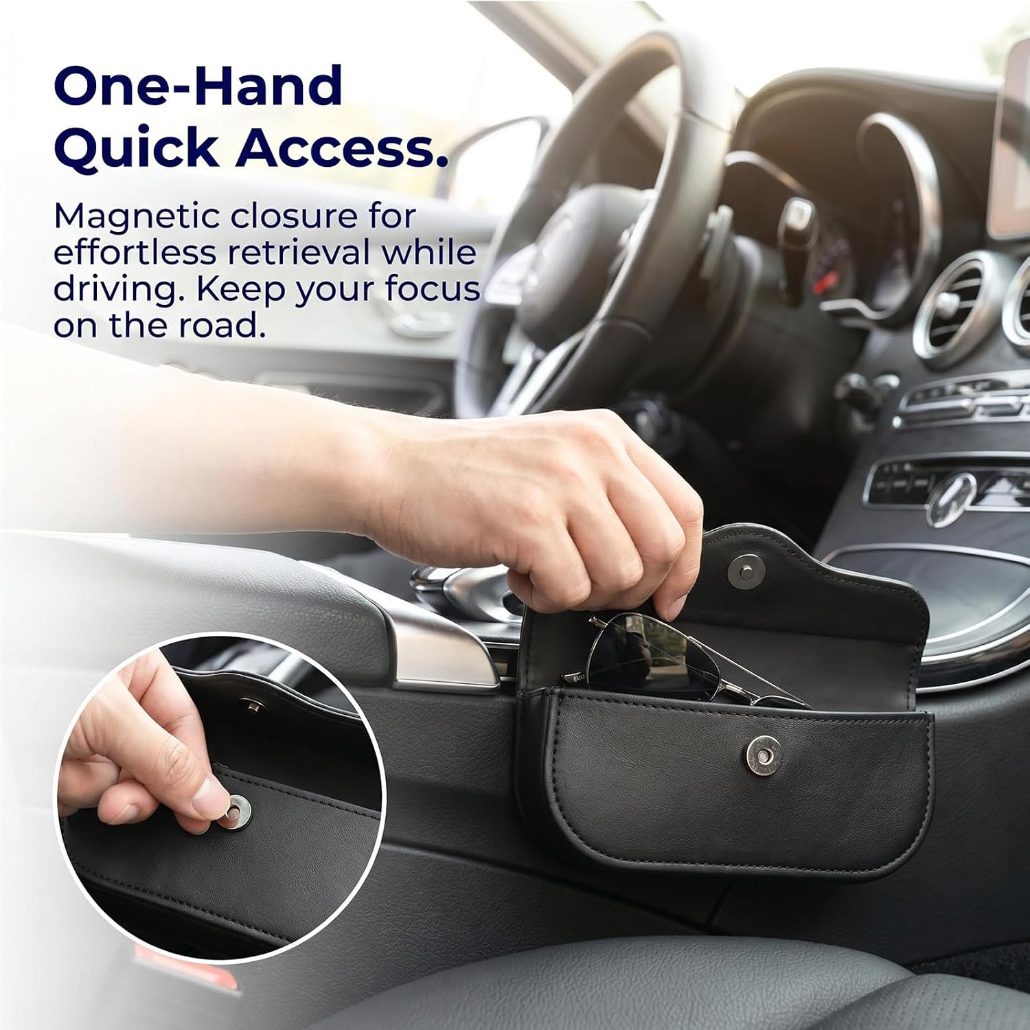 Sunglasses Holder for Car Visor for Bentley Bacalar/Batur/Bentayga/Continental GT Car Sun Visor Sunglasses Case image 3