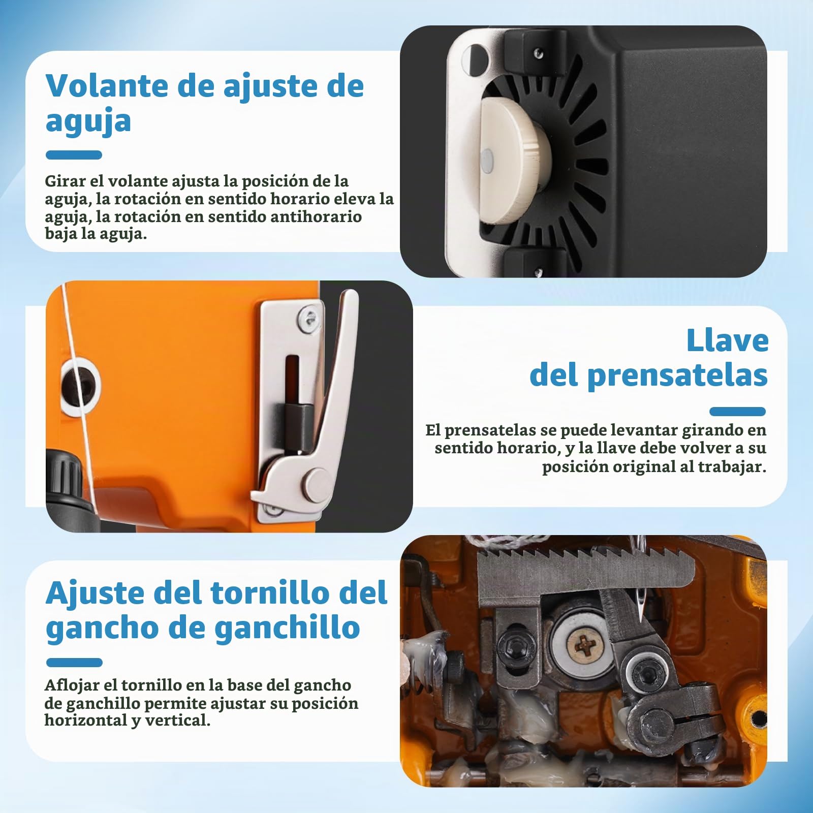 MXBAOHENG Maquina de Coser Sacos (con 2 batería) GK9-890D Maquina de Coser Lonas 220V para Coser Bolsa Tejida/Arroz/Papel/Plástico