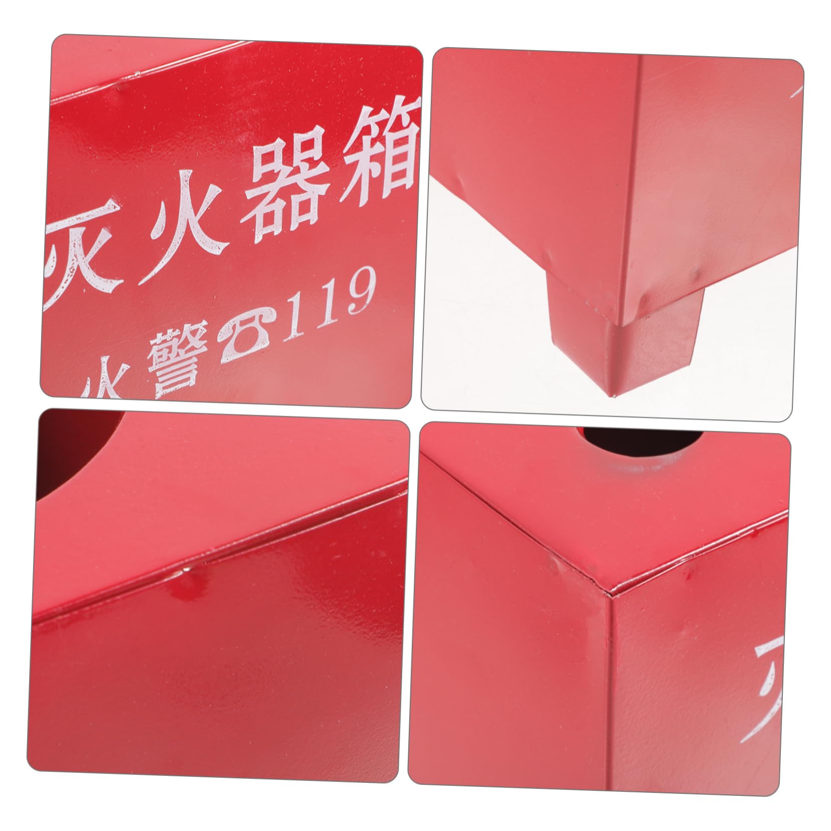 Alipis Soporte Profesional Rojo para Incendios de Hierro Extintor para Estable Extintores de Fiable de 2-4kg Base y para Casa y Oficina