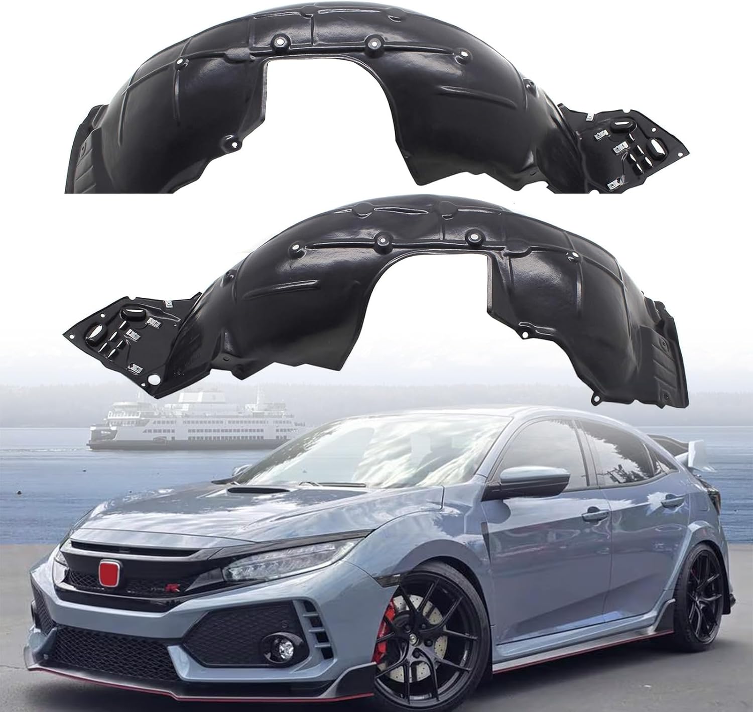 Front Right Inner Fender Liner Passenger Side Fits for 2019-2020 Kia Sorento Replacement of KI1249160