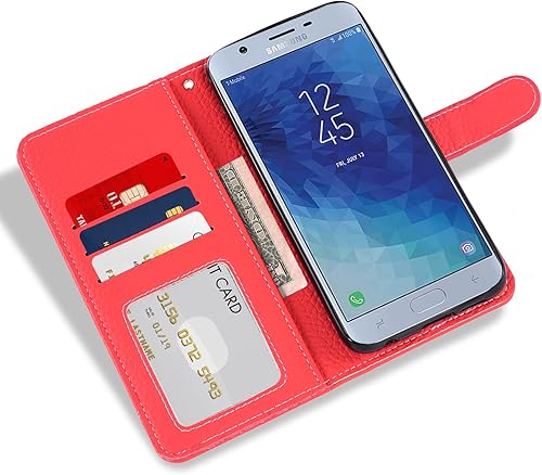 Miniatura 10 de Asuwish Funda de teléfono para Samsung Galaxy J7 Star J 7 Crown 7J Refine 2018 J7V V 2 generación con protector de pantalla y funda de cartera,