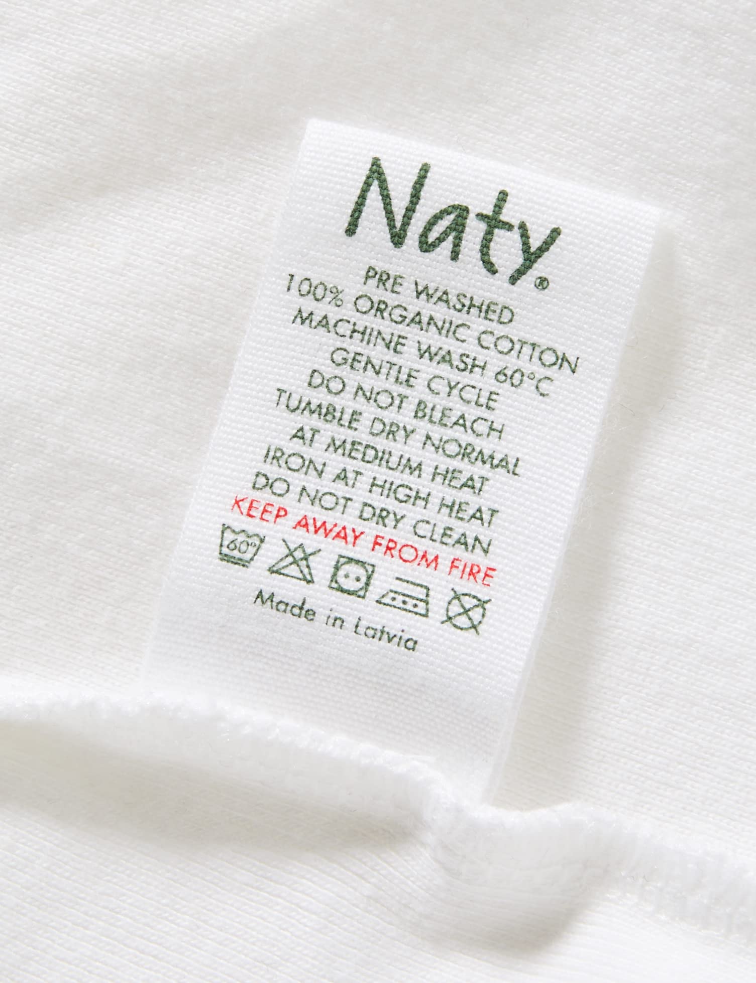 Eco by Naty Unisex Baby Weißer Bodysuit 74/80