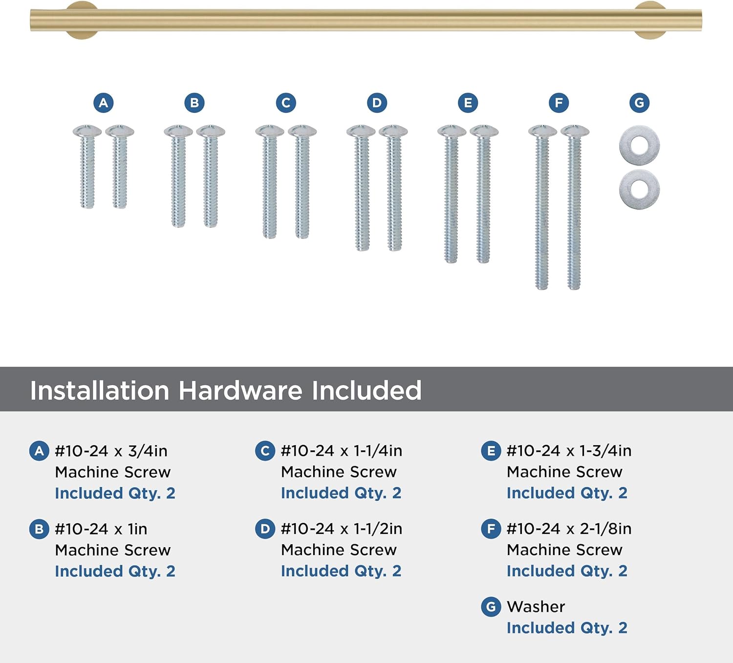 Amerock BP54051CZ | Champagne Bronze Appliance Pull | 18 inch (457mm) Center-to-Center Cabinet Handle | Radius | Furniture Hardware