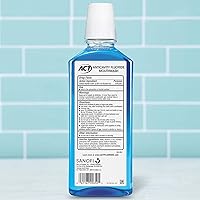 Vista 5 de ACT Total Care Anticavity Fluoride Mouthwash ICY Clean Mint 18 oz (Pack of 4)