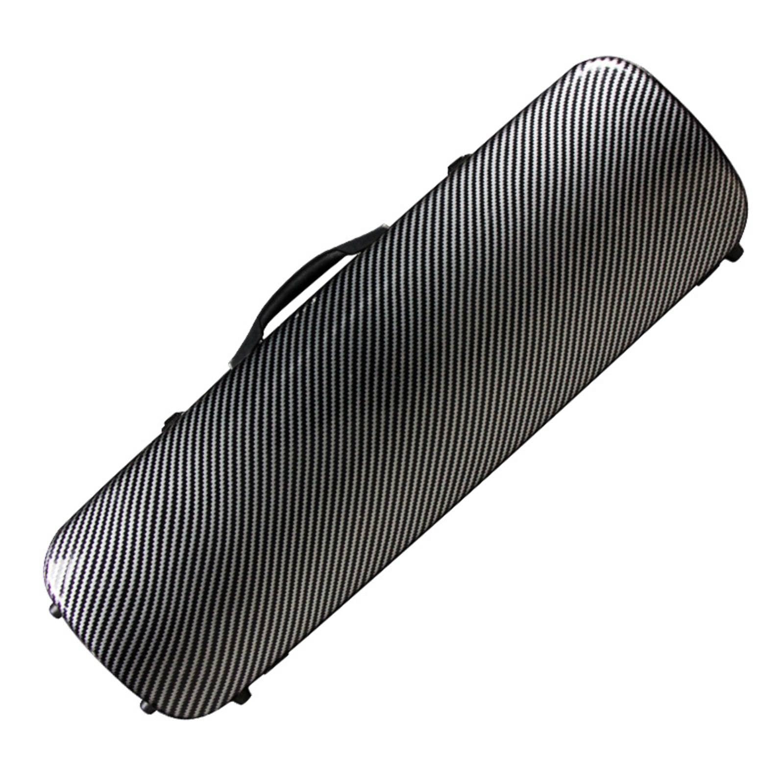 Estuche Violín 4/4 Rígido Cómodo para Ensayos, Rayas Negras, Array, Negro