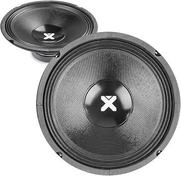VONYX SPSL10 10 Inch Replacement Speaker Drivers Pair, 1000W Max, 8 Ohm Woofer Chassis Cone for PA Speakers, DJ Equipment and DIY Audio Projects High Power, Clear Bass and Midrange