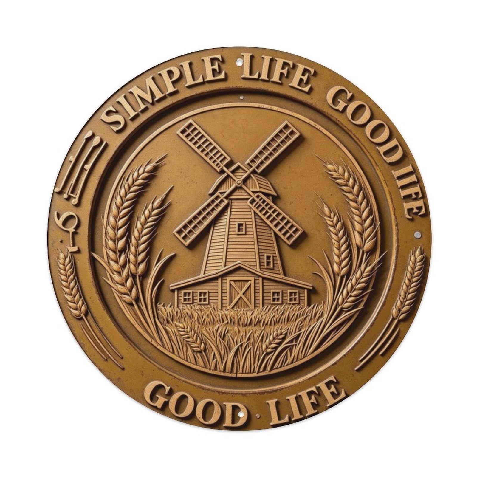 Simple Life Good Life Metal Tin Sign Plaque