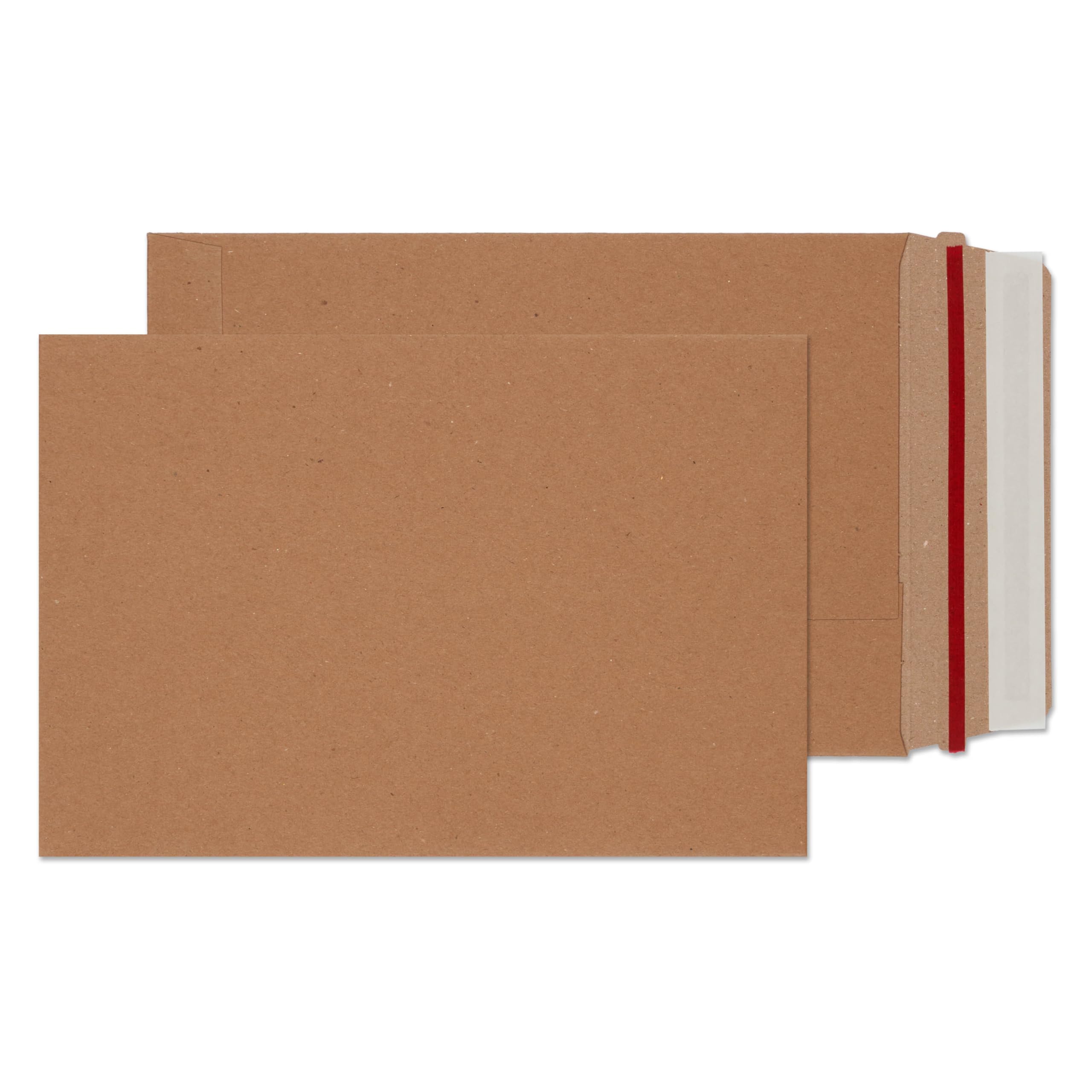 Blake VITA - Kraft Board Envelopes 23.9 x 16.4cm - Pack of 200 - Heavy Duty 350GSM - Sustainable 100% Recyclable Packaging - Anti-Bend with Rip Strip - Peel and Seal Hardback Envelope (MA6-RS)