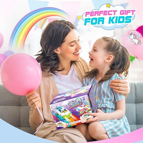 Miniatura 5 de Juguetes de unicornio RC Cars para niñas, auto recargable a control remoto para niñas de 2, 3, 4, 5 años, luz LED y música, regalos de cumpleaños