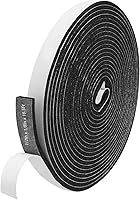 Vista 33 de Cinta aislante de espuma autoadhesiva Storystore, resistente a la intemperie de 1 x 1/8 x 16,5 pies para puertas y ventanas, sello de puerta a