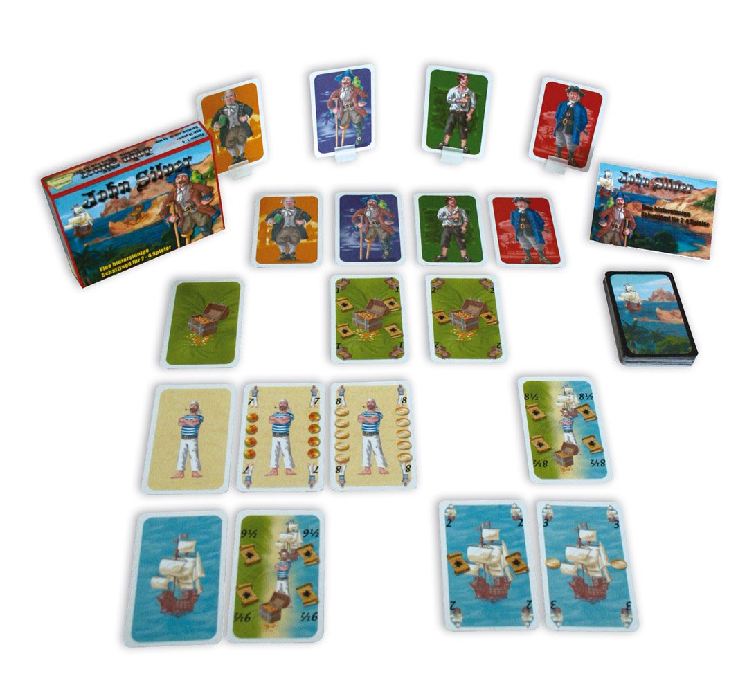 Eggert Spiele John Silver – Piraten-Kartenspiel Für 2-6 Spieler, Deutsche Ausgabe