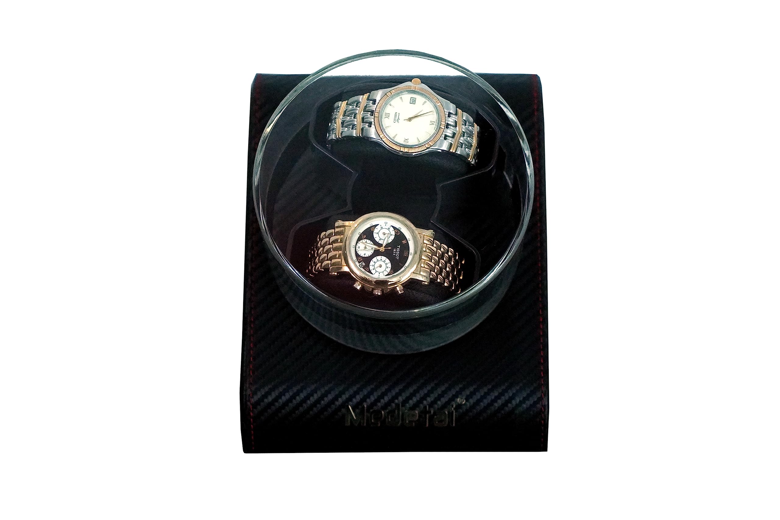 Medetai Watch Mover Watch Winder LT Wooden Rotation Watch Winder Storage Case Display Box (T2G-Black+Black) Elegant Watch Winder (B0C148XCT1) Amazon Price History, Amazon Price Tracker