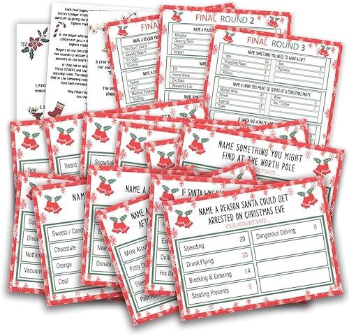 Cuestionario de feudos de Navidad, noche de juegos de baby shower, juego de fiesta de Navidad, actividad familiar, cuestionario de trivia de feudos,