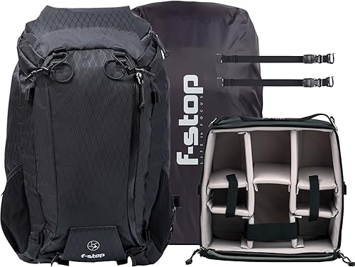 Miniatura 10 de f-stop Ajna - Mochila de cámara de aventura con inserto de engranaje acolchado extraíble para DSLR, al aire libre, viajes, fotografía, Rojo (Magma