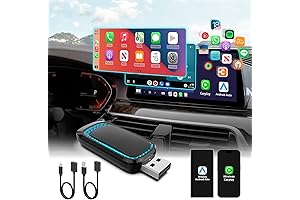Quanlex Wireless Carplay Adapter and Android Auto Wireless Adapter