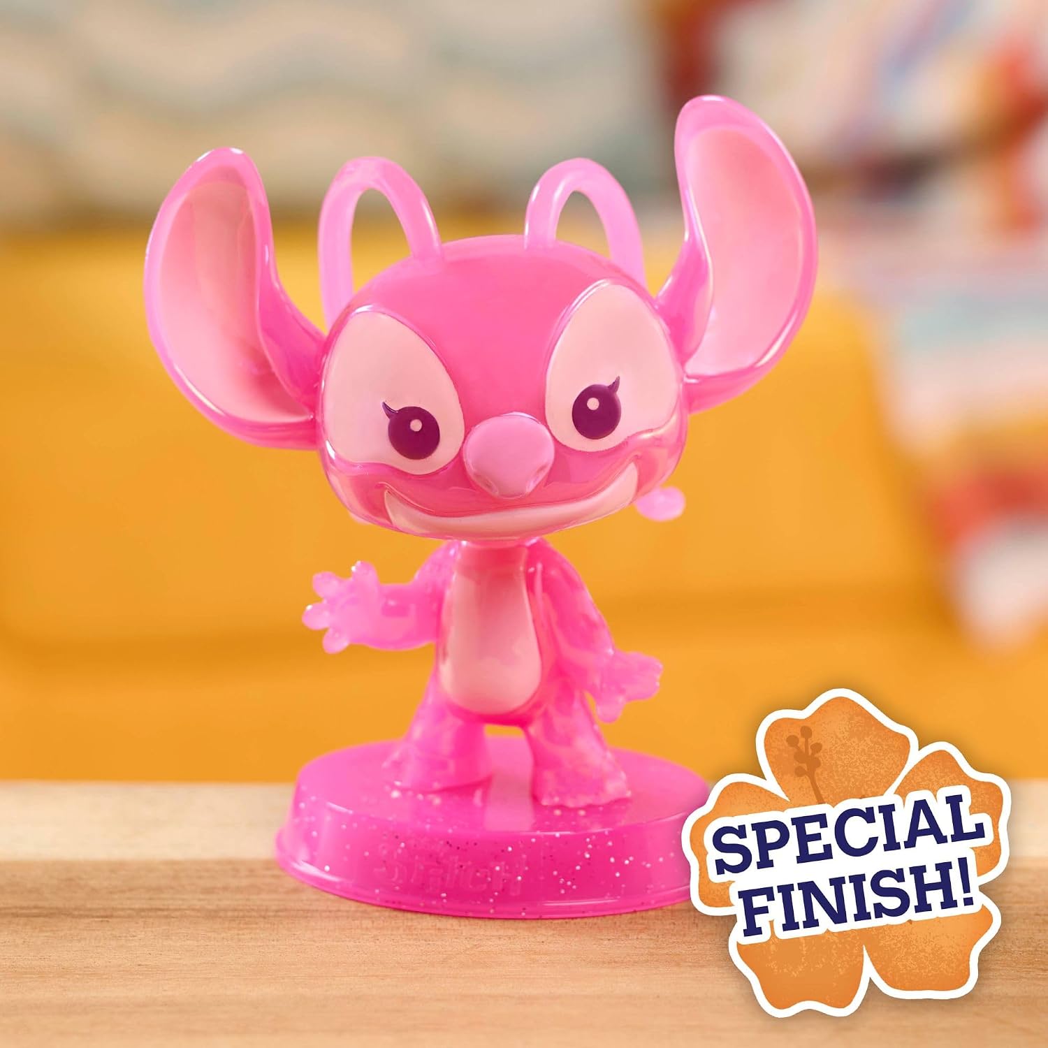 Disney Stitch Large Collectible Angel Figure, 5 Inch Figure, Collectible Figures, Alien, Kids Toys for Ages 3 Up by Just Play