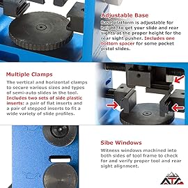 Patch and Heavy Duty Universal Pistol Dovetailed Rear Sight Pusher Tool