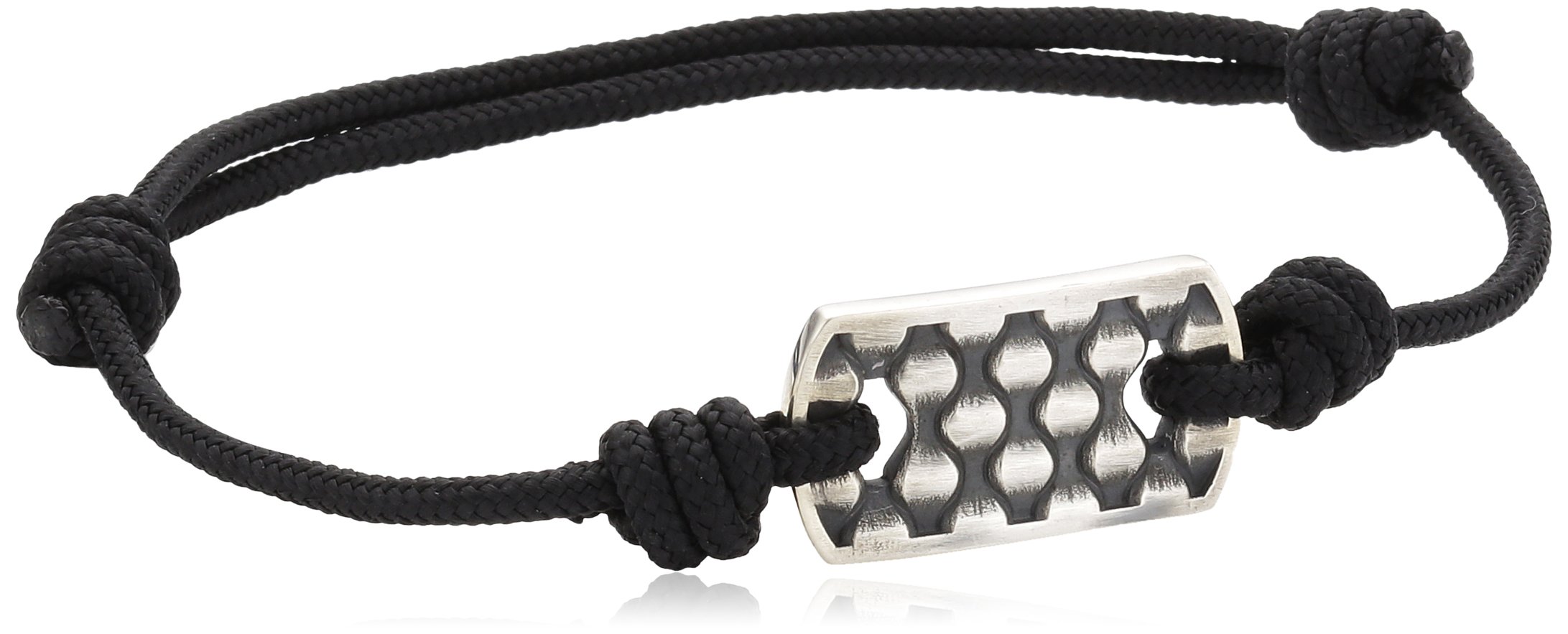 Cai Men's Bracelet 925 Sterling Silver/Plastic CM C4106B / 90/00