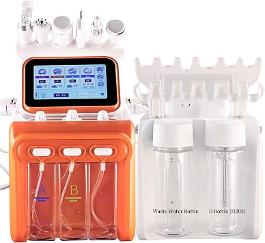 7 in 1 Hydrogen Oxygen Facial Machine with Led Mask Professional Face Skin Care Devices Hydrodermabrasion Machine for Salon Home