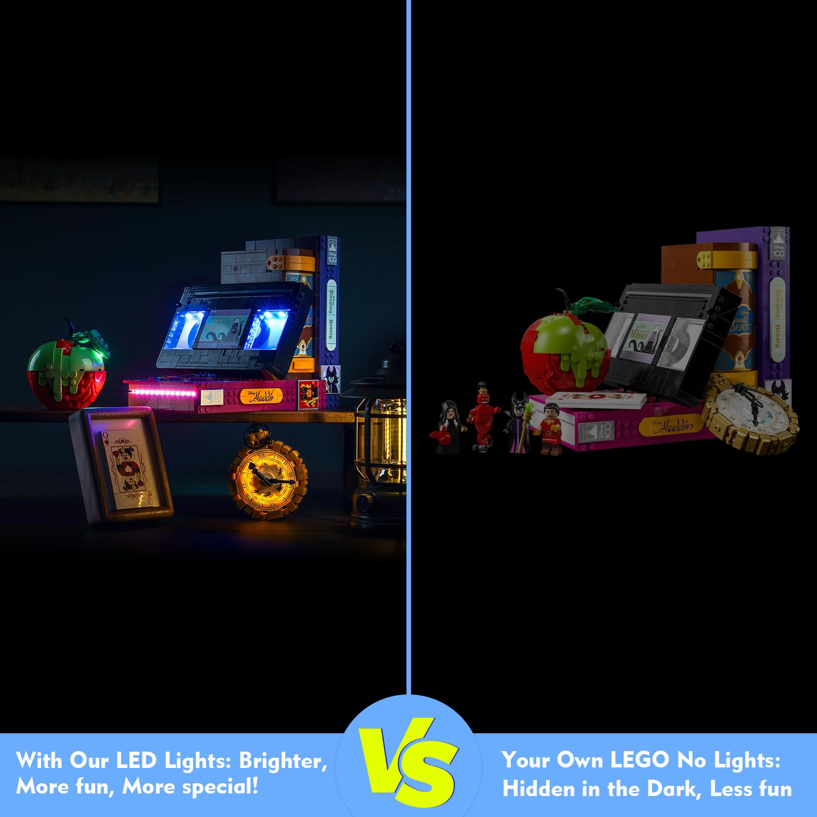 Led Light Kit for Lego Disney Villain Icons Led Lighting Set for Lego 43227 - Music Version - Image 3