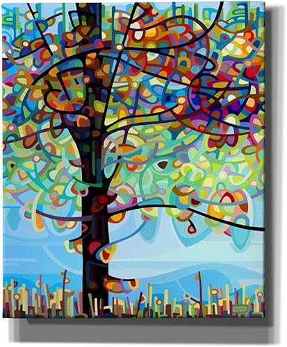 Epic Graffiti 'Along The River' de Mandy Budan, arte de pared en lienzo, 20 x 24 pulgadas