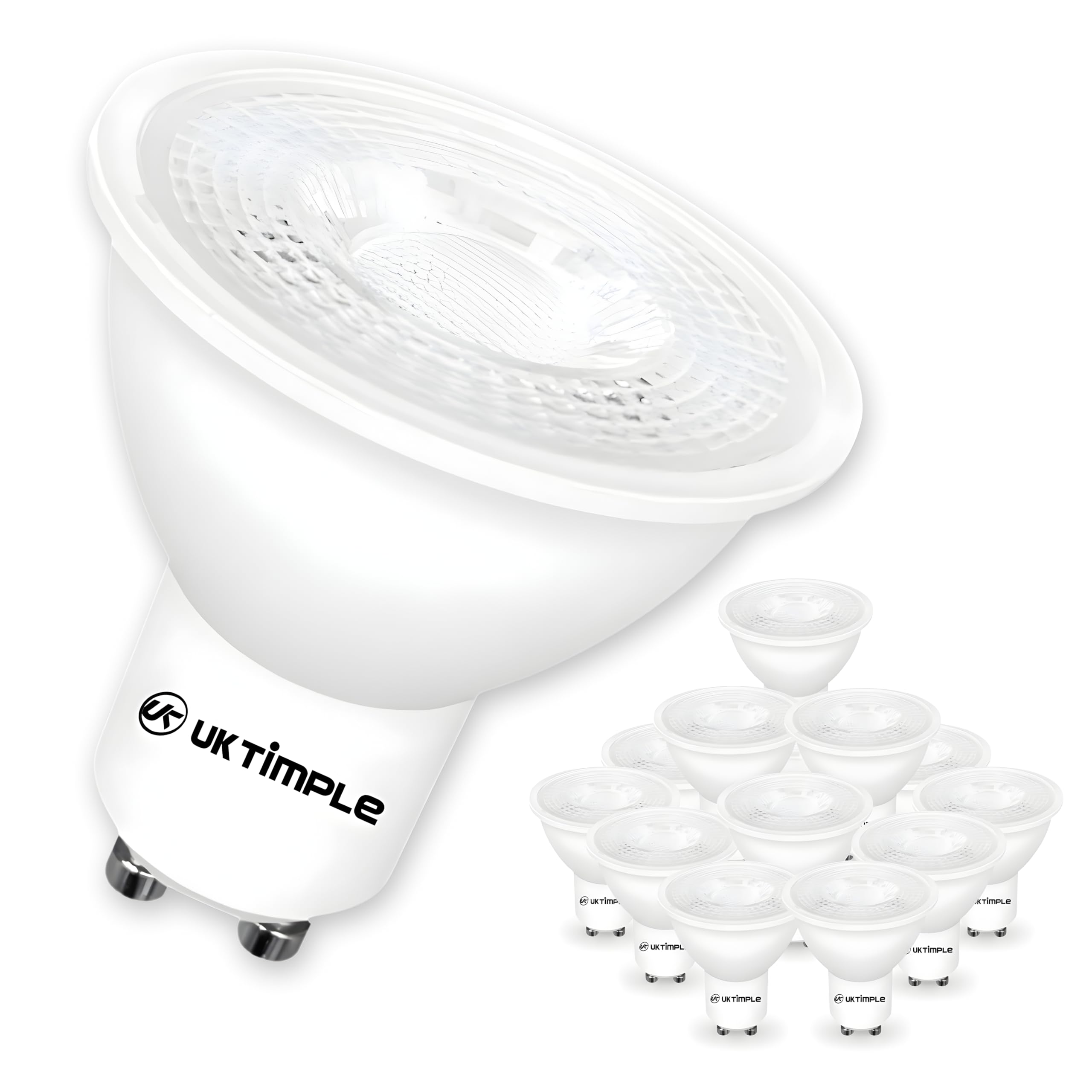 Uk Timple 6W GU10 LED Light Bulbs – Multipacks (15, Warm White) — image 1