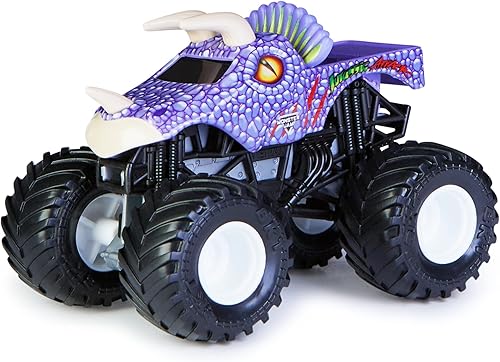 Miniatura 2 de Monster Jam Camión fundido a troquel 1:64 Spin Master 2022 con accesorio adicional: Ataque jurásico favorito de arena
