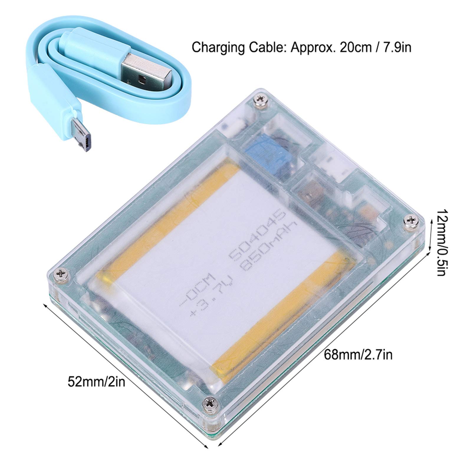 Générateur d'ondes de, 7.83HZ Générateur d'impulsions ultra basse fréquence avec câble USB et tournevis, Résonateur audio de fréquence Générateur de résonance de pour