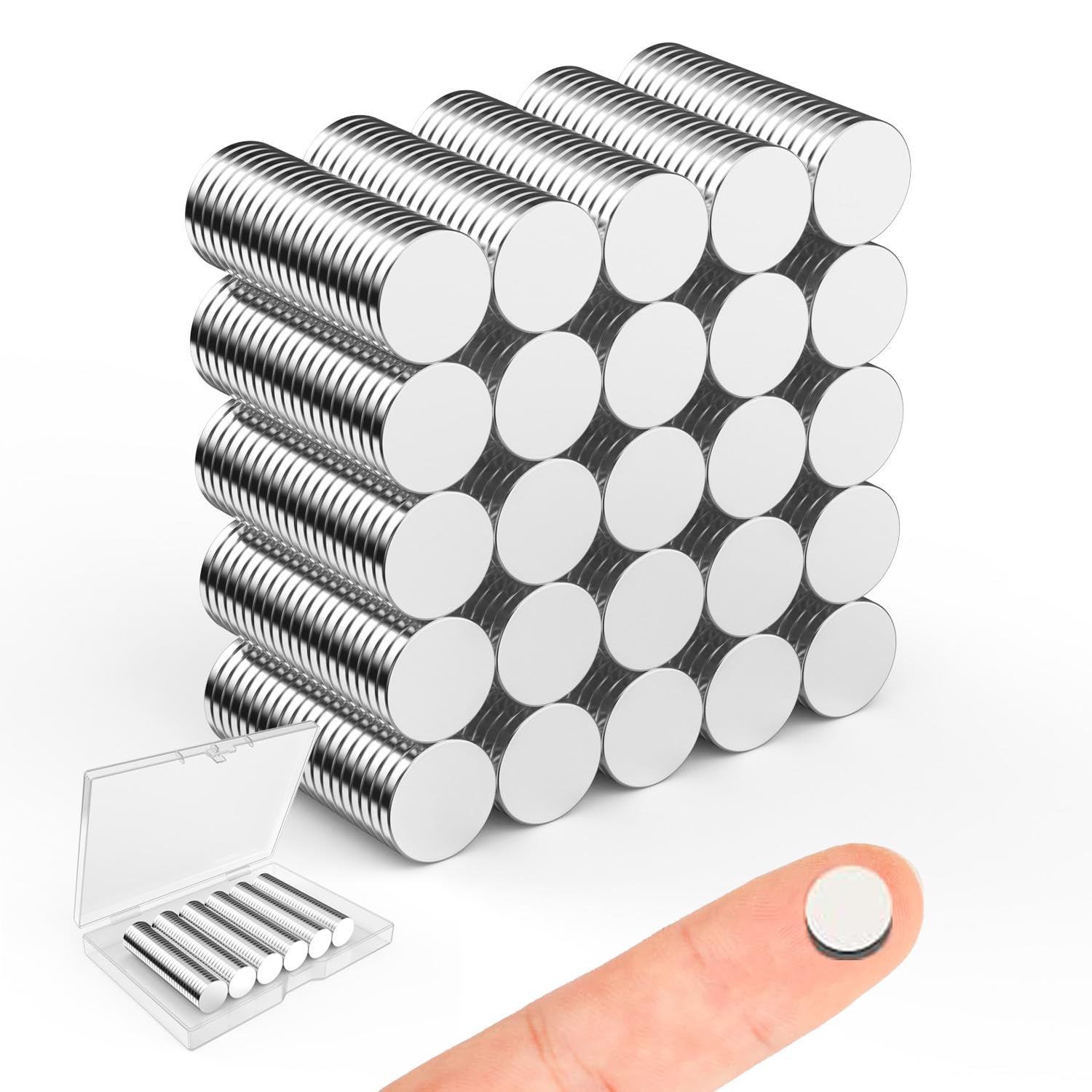 Small Magnets for Crafts, 10x3 mm Round Magnets 100 Pack — Amazon image 16