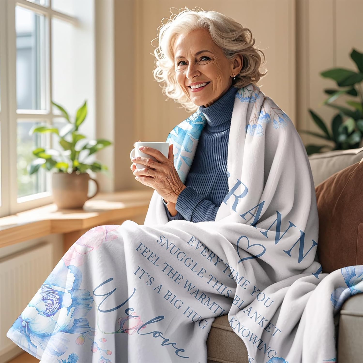 Granny Gifts, Granny Birthday Gifts, Granny Blanket 60" x 50", Grandma Gifts for Granny, Mother's Day Granny Gifts, Granny Gifts from Grandkids, Gifts for Granny Christmas - Image 2