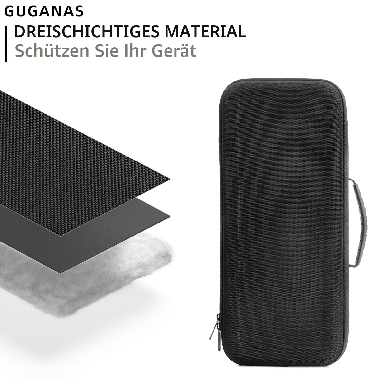 Hartschalen-Reiseetui kompatibel mit Dyson Airstrait Glätteisen, Tragetasche für Airstrait HT01