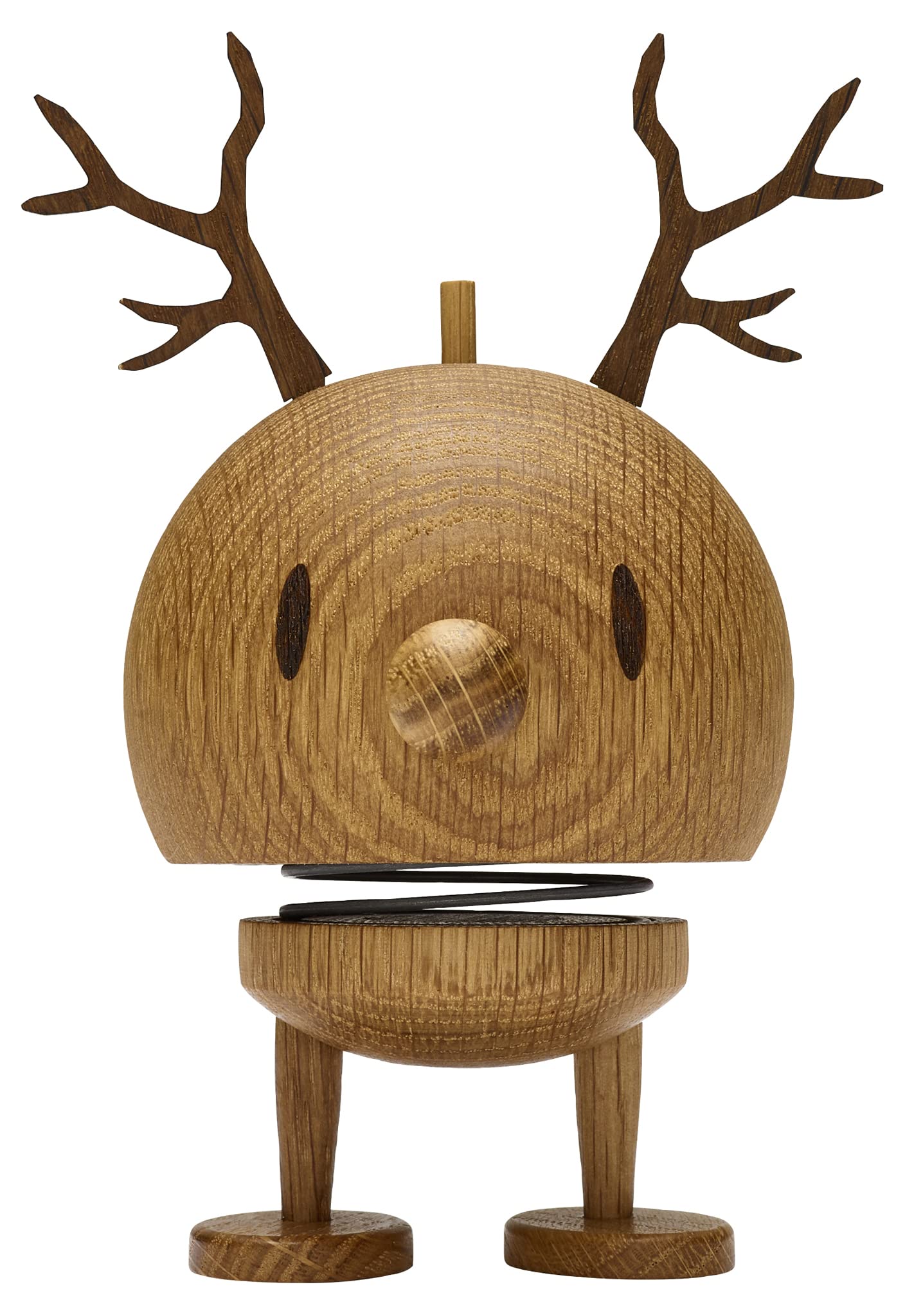 Hoptimist Oak - Reindeer - Medium Bumble - Handmade - Height 14 Cm, Diameter: 7.5 Cm