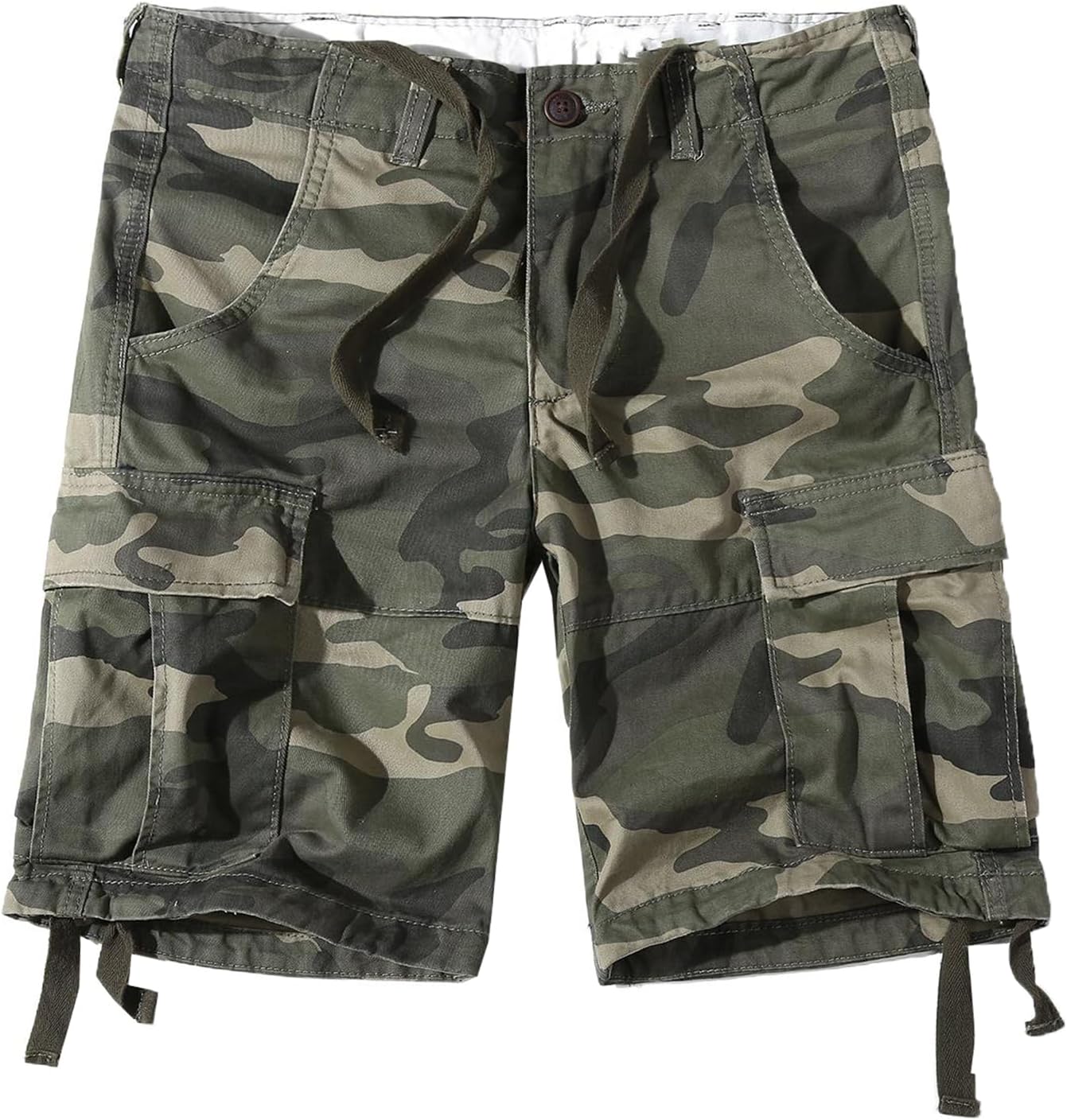 Men's Camouflage Work Shorts - Summer Multi-Pocket Lightweight Sport