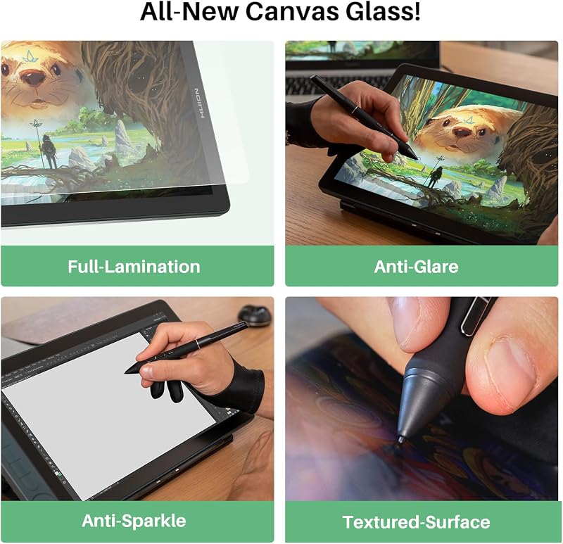 HUION Kamvas 13 Gen 3 SE grafikus tábla 13,3" kijelzővel, rajztábla PC Mac Android
