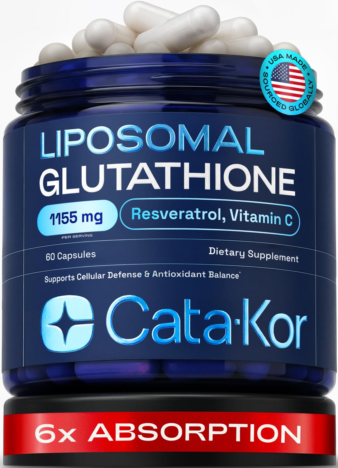 Cata-Kor Liposomal Glutathione 1000mg