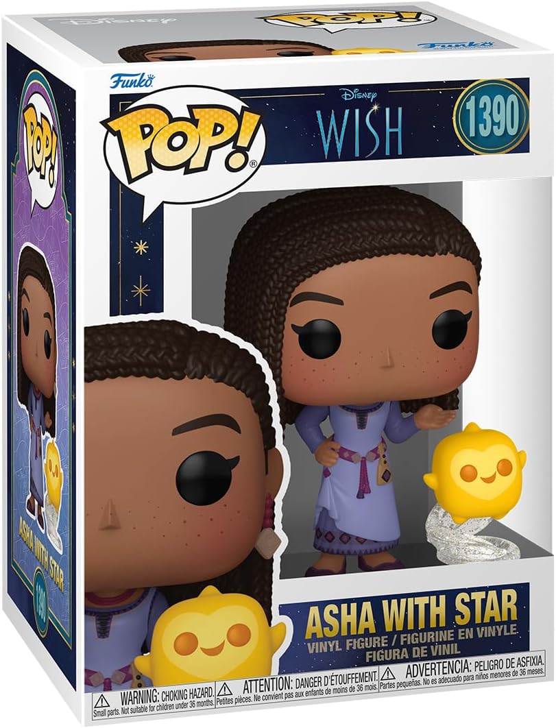 POP! & Buddy: Disney Wish - Asha - Collectable Vinyl Figure - Gift Idea - Official Merchandise - Toys for Kids & Adults - Ad Icons Fans - Model Figure for Collectors and Display