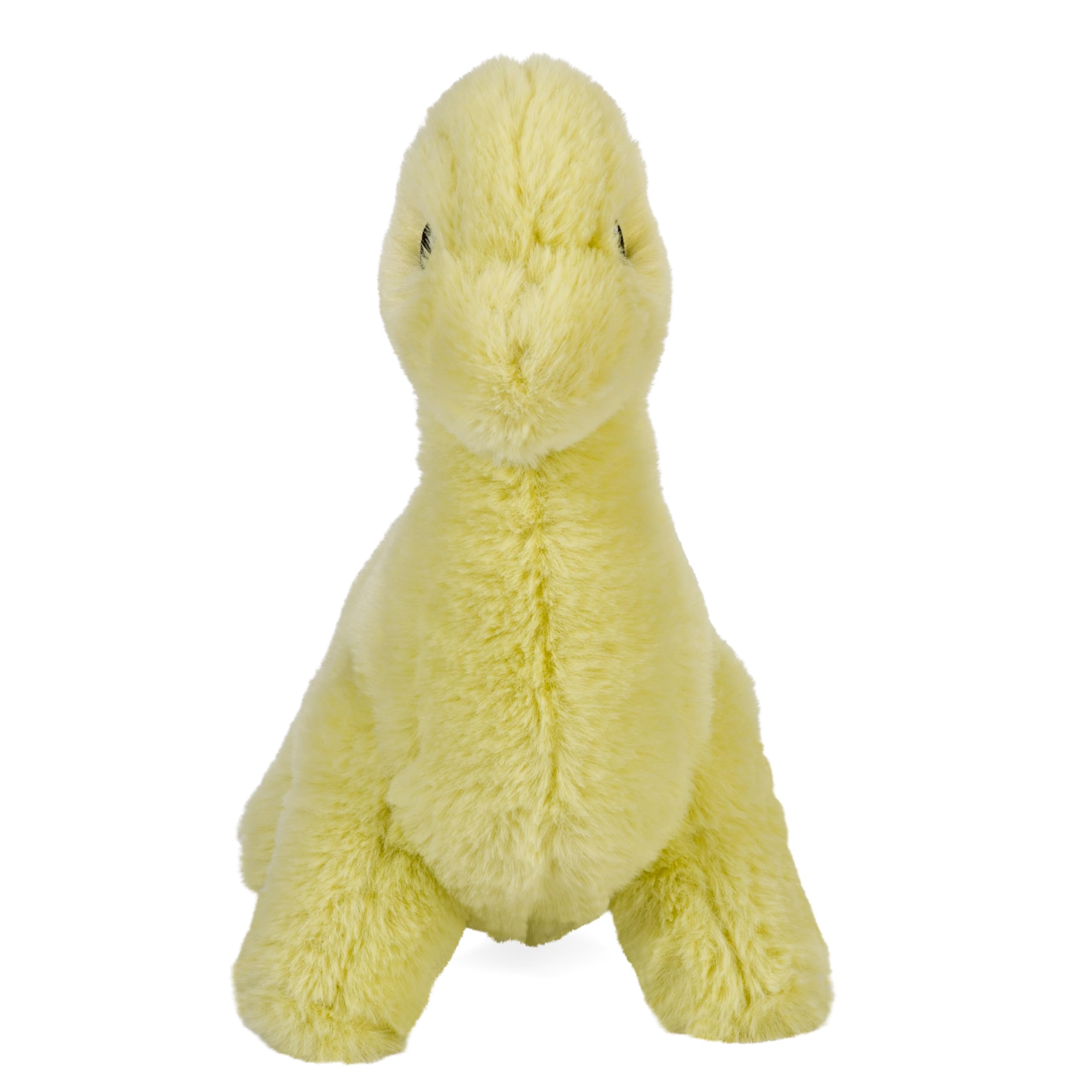 Wild Republic Mellowkins Eco Mini Brochiosaurus, Kuscheltier, 28 cm, Plüschtier, Füllung aus recycelten Wasserflaschen gesponnen