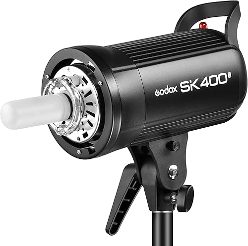 Miniatura 8 de Godox SK400II 400Ws Luz Estroboscópica de Flash Monolight para Estudio Fotográfico con Montaje Bowens y Cabezal de Lámpara, Lámpara de Modelado